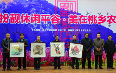 北京平谷區劉家店鎮開展文藝進農家活動