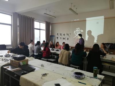 留學生“中國傳統書法” 主題文化體驗活動在“龍湖印社研究所”舉行
